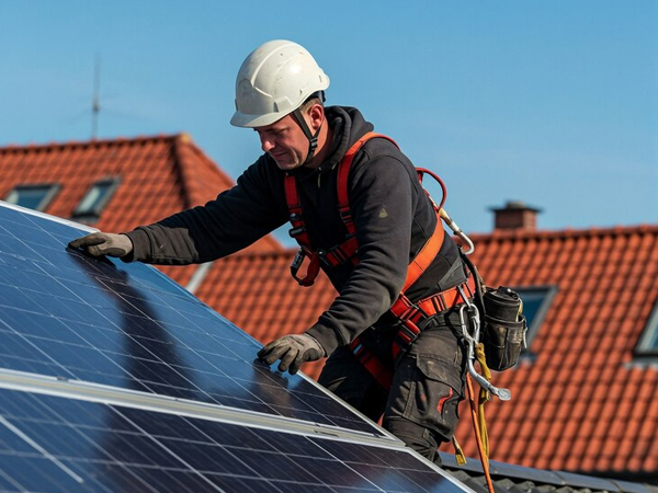 Solar Maintenance and Repairs Perth professionals diagnosing and repairing residential solar power systems